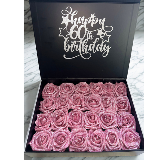 ETERNAL LOVE: FOREVER FLOWERS 2 DOZEN GIFT BOX